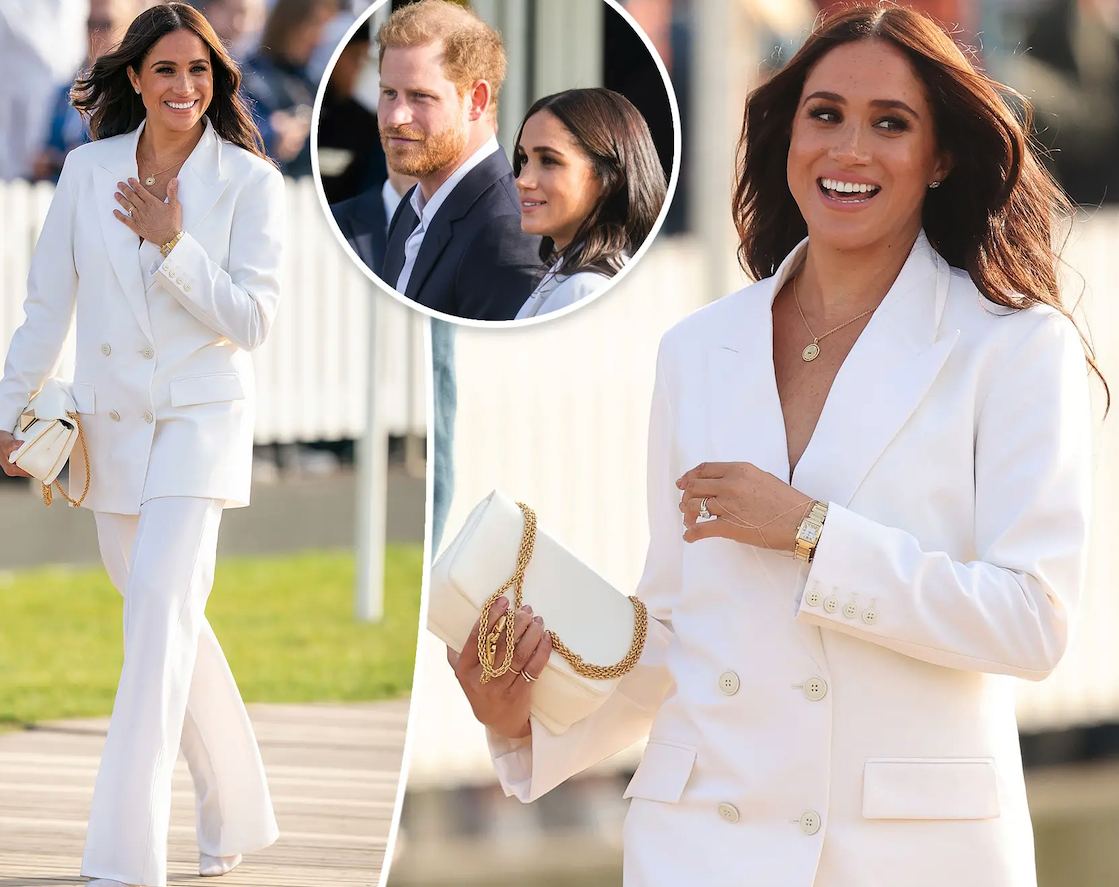 British Royal Family POLL: Meghan Markle’s White Suite: Love it Or ...