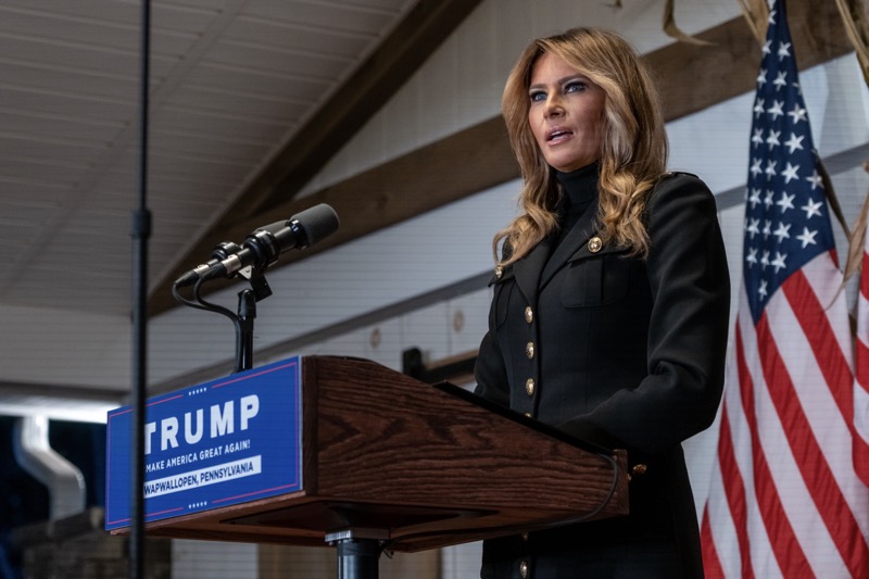 Melania Trump Can’t Show Her Face In Public For This Reason