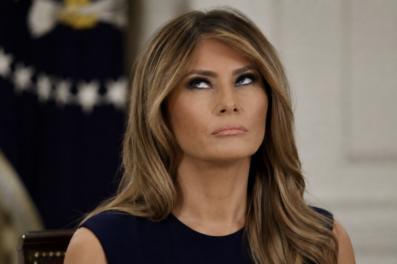 Melania Trump Is Rolling Her Eyes At Michelle Obama For This Reason