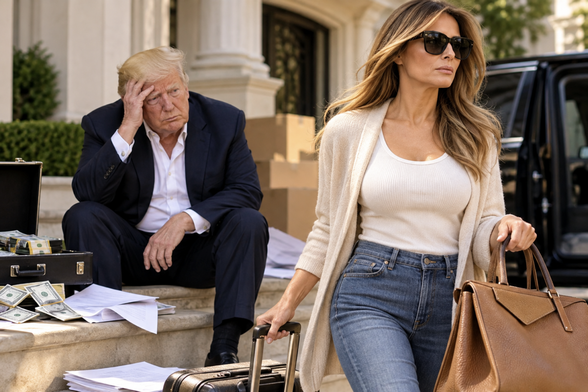 Donald Trump’s Divorce Settlement: Melania Leaves Him Near Bankruptcy